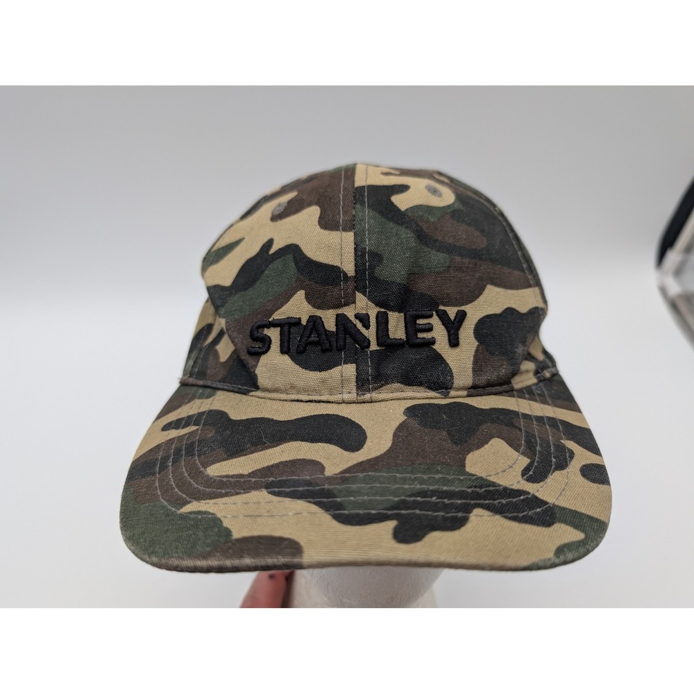 Stanley Camo Baseball Cap Embroidered Logo Snapback Hat Camouflage Mens OSFM